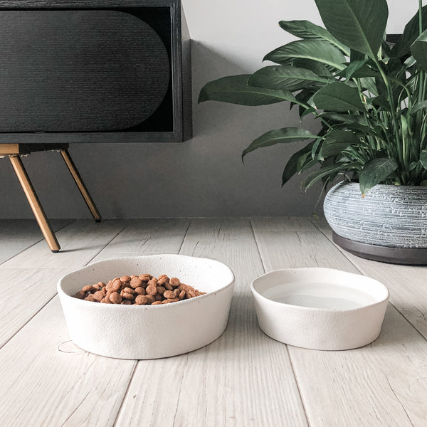 Small Speckled Dog Bowl — btw ceramics